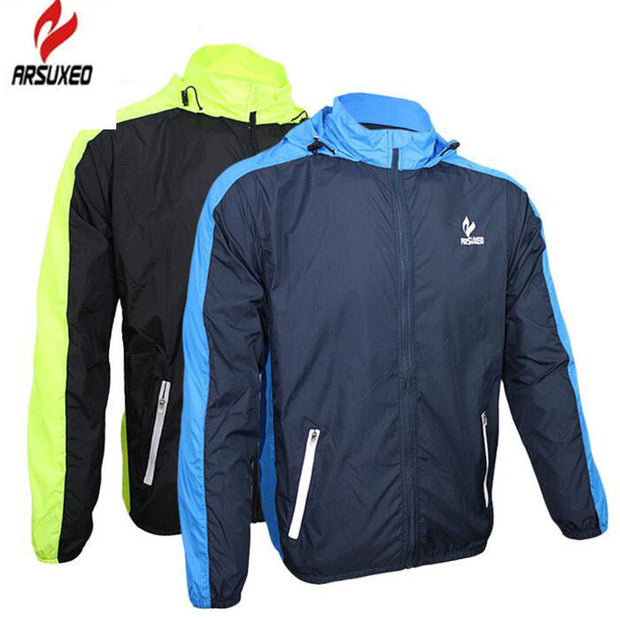 ARSUXEO MTB Bike Jacket Windbreaker (Waterproof Quick-drying)