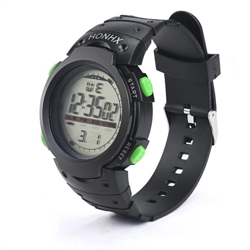 Sport Wrist Watch For Outdoor / LED Digital Stopwatch