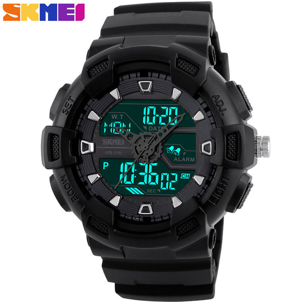 SKMEI LED Electronic watches Brand quartz Watches 50M