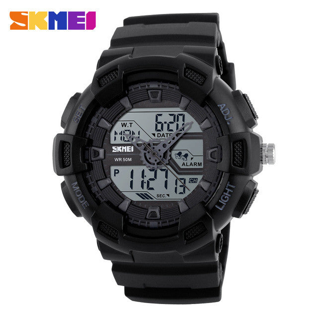 SKMEI LED Electronic watches Brand quartz Watches 50M