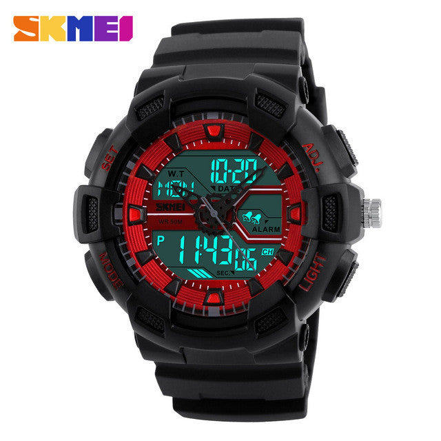 SKMEI LED Electronic watches Brand quartz Watches 50M