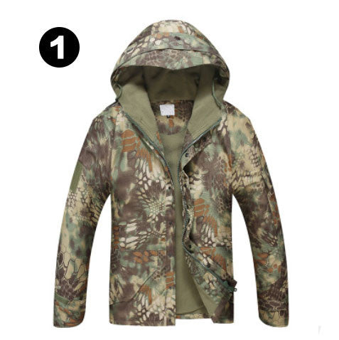 Military Camouflage Windproof Coat