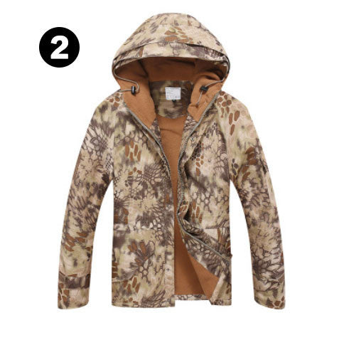 Military Camouflage Windproof Coat