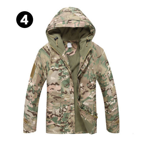 Military Camouflage Windproof Coat