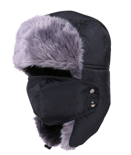 Mens Ushanka Outdoor Snow Hat