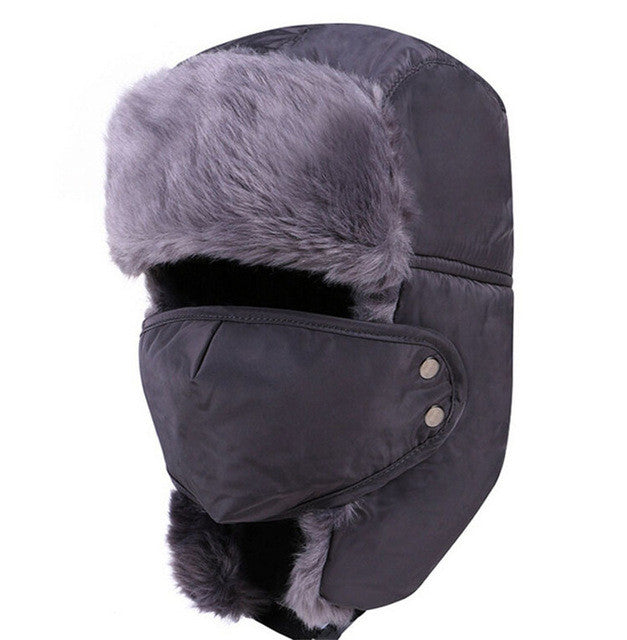 Mens Ushanka Outdoor Snow Hat