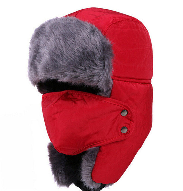 Mens Ushanka Outdoor Snow Hat