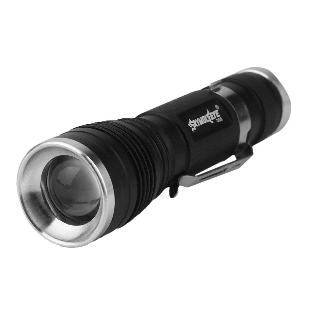 Skywolfeye 240-350LM 3 Modes LED Torch Flashlights (200-500m Irradiation Distance)