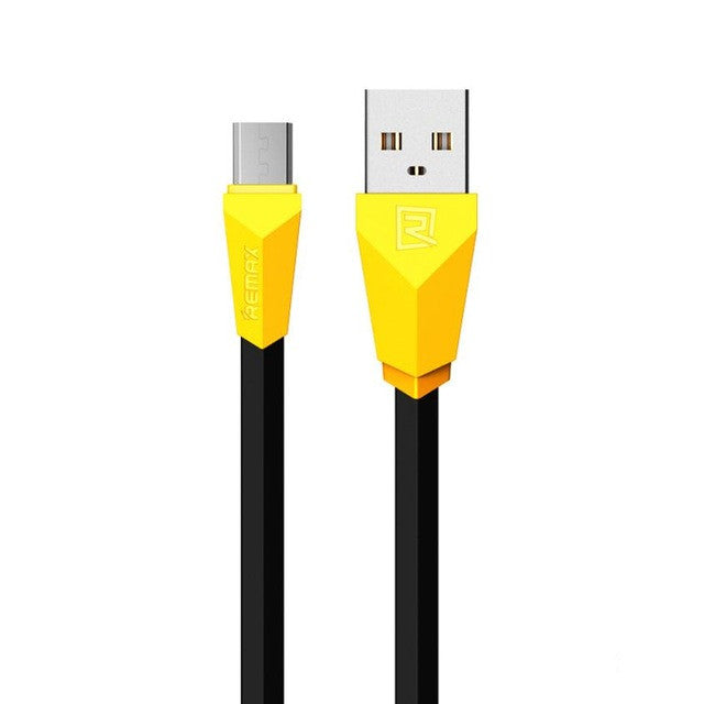 REMAX Alien 2.1A Flat Noodle Style Micro USB Charger Date Cable